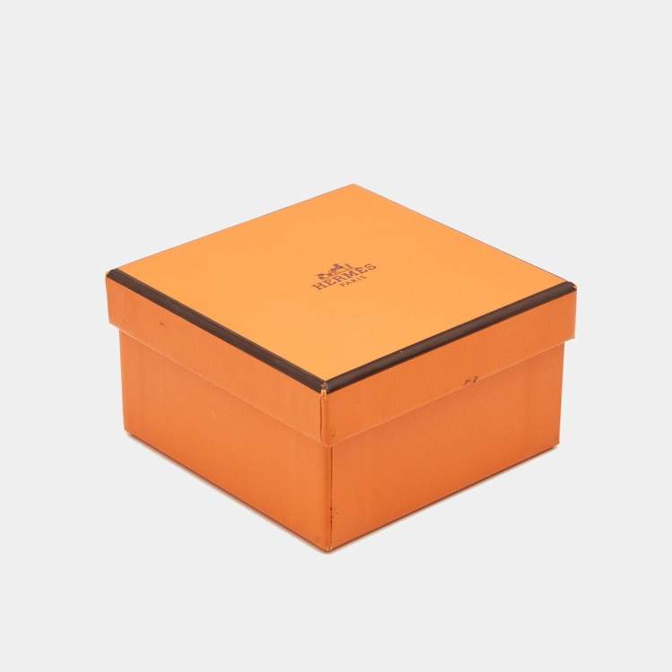 Pre Owned Hermes Kelly Dog  Leather Gold Tone Bracelet