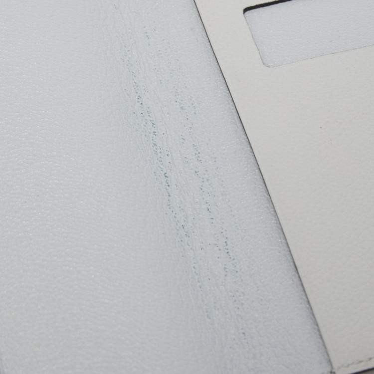 Pre Owned Hermes Bleu Indigo/Blue Glacier Evercolor Leather MC² Magellan Passport Holder