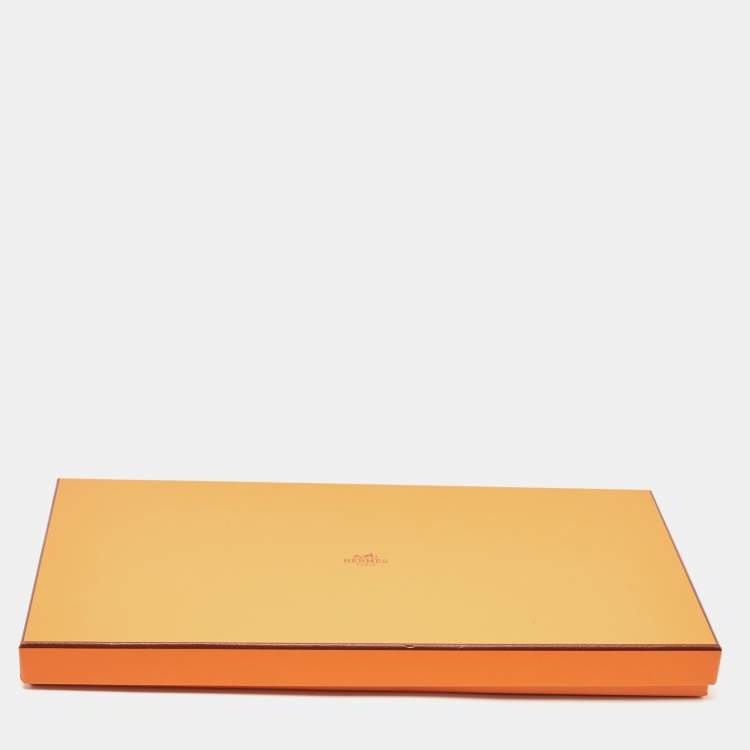 Pre Owned Hermes Multicolor Cavale Canvas and Swift Leather Gold Finished Sangle Bag Strap