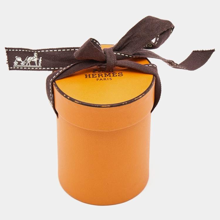 Pre Owned Hermes Lavender/Jaune Les Leopards Silk Twilly