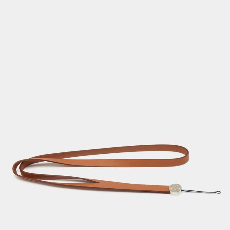 Pre Owned Hermes Natural Vache Hunter Lanyard