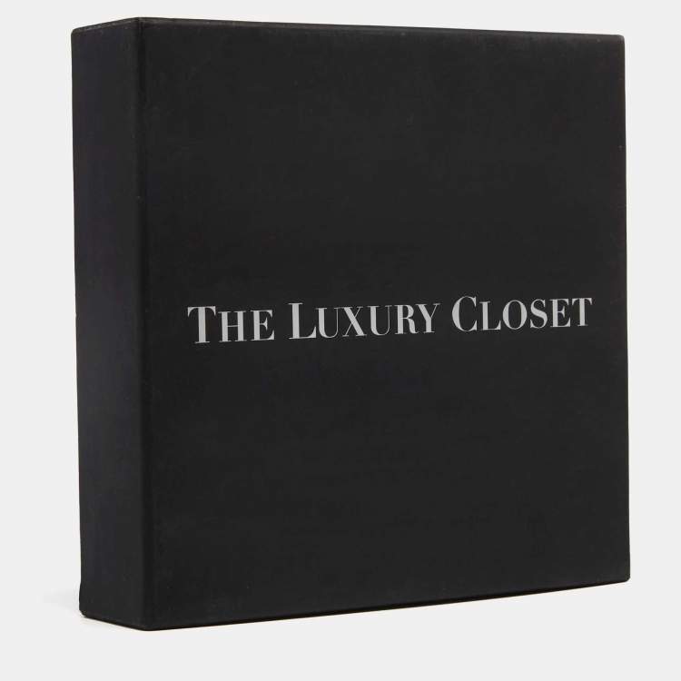 Pre Owned Hermès Orange Les Cles a Pois Printed Silk Twilly