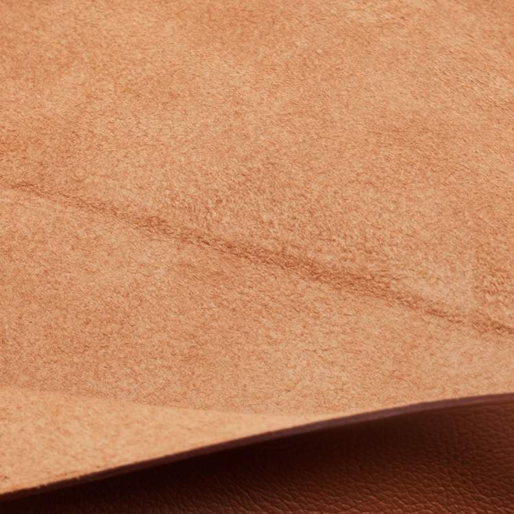 مملوكة مسبقًا Hermès Gold Evercolor Leather Ulysse Universal Notebook Cover