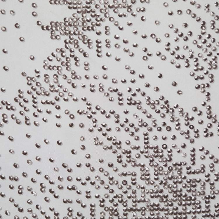 Pre Owned Hermès Grey Cheval de Legende Printed Silk Square Scarf