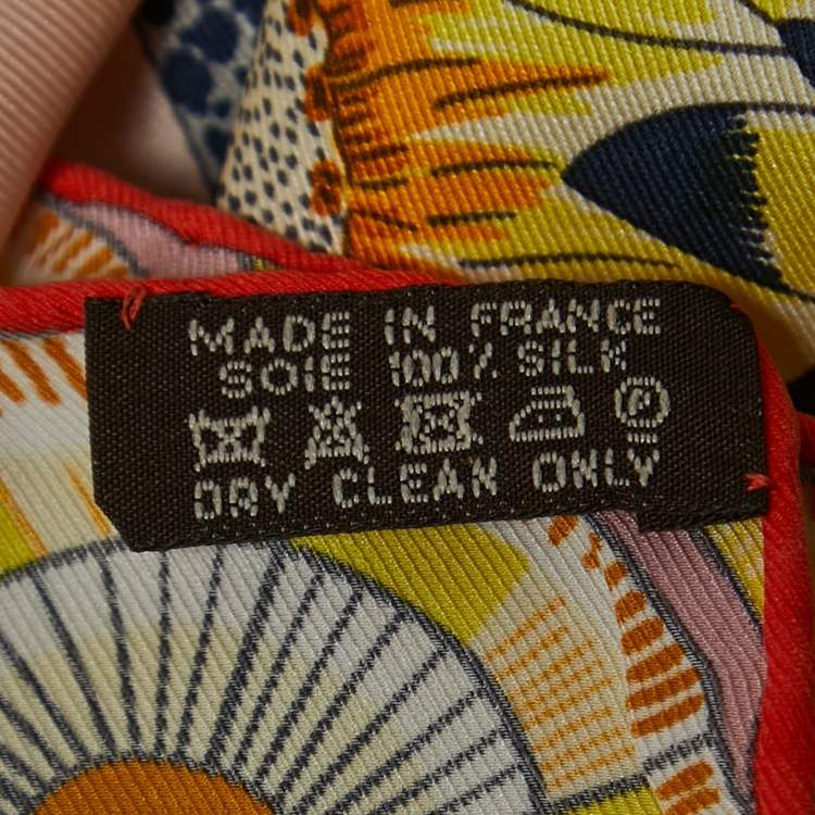 Pre Owned Hermès Multicolor The Savana Dance printed Silk Square Scarf