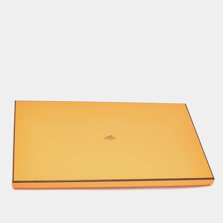 Pre Owned Hermes Blue Pavois Silk Muffler