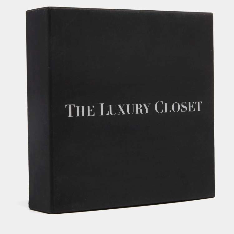 Pre Owned Hermes Clic H Enamel Palladium Plated Bracelet