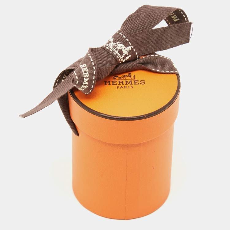 Pre Owned Hermes Multicolor Lion Tiger Print Silk Twilly