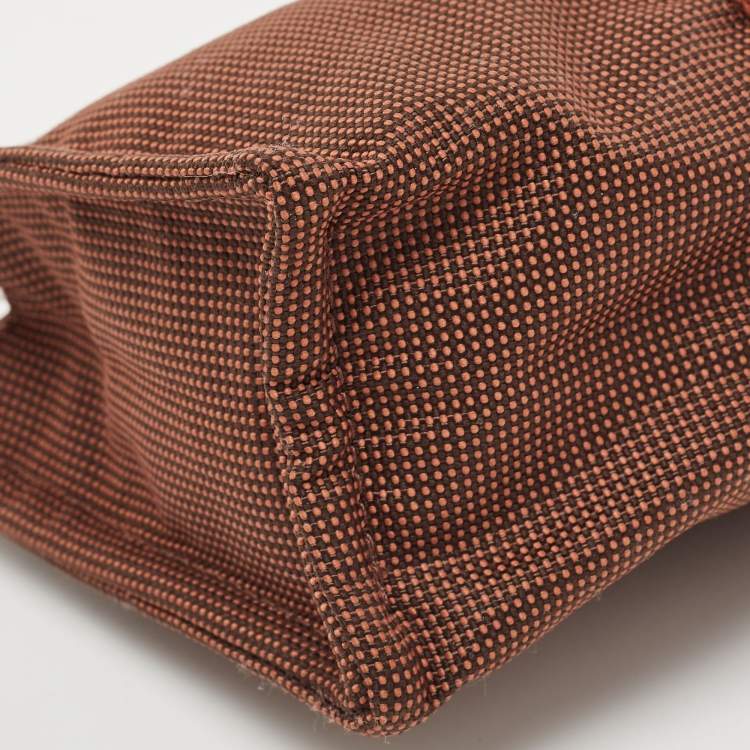 Pre Owned Hermes Brown Canvas Herline Pouch