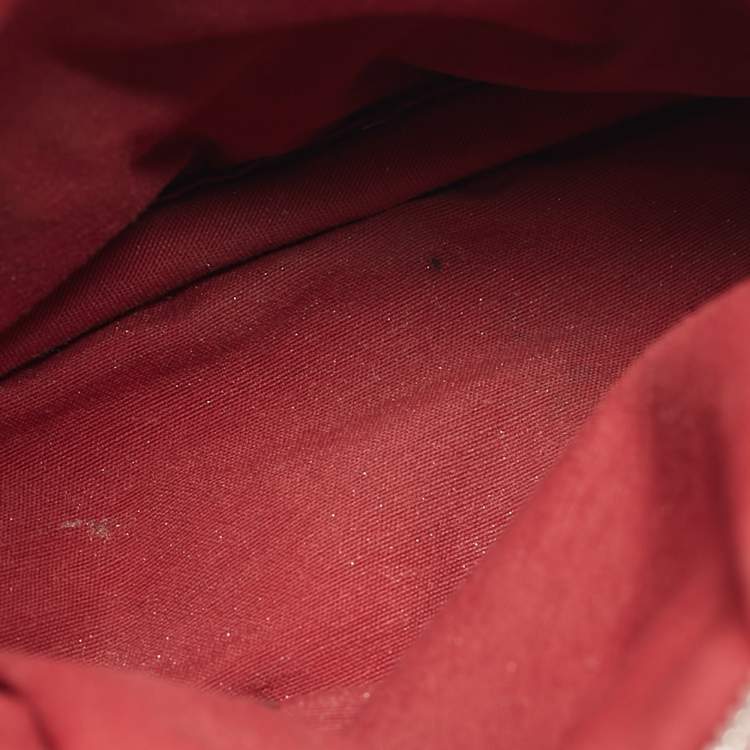 مملوكة مسبقًا Hermes Rouge Canvas Mini Mini Bolide Case