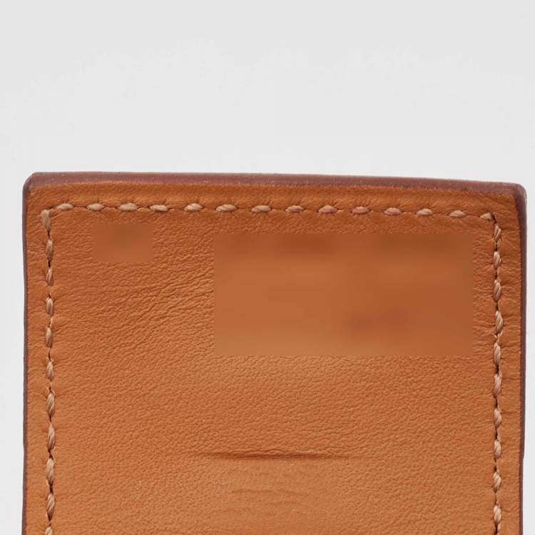 Pre Owned Hermès Collier de Chien Alligator Leather Gold Plated Bracelet