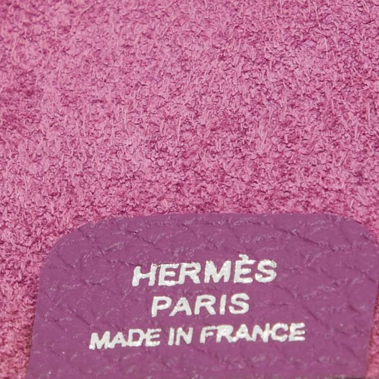 Pre Owned Hermes Anemone Togo Leather Ulysse PM Notebook Cover