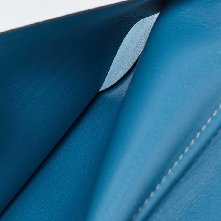 Pre Owned Hermes Celeste Swift Leather Vision II Simple Agenda Cover