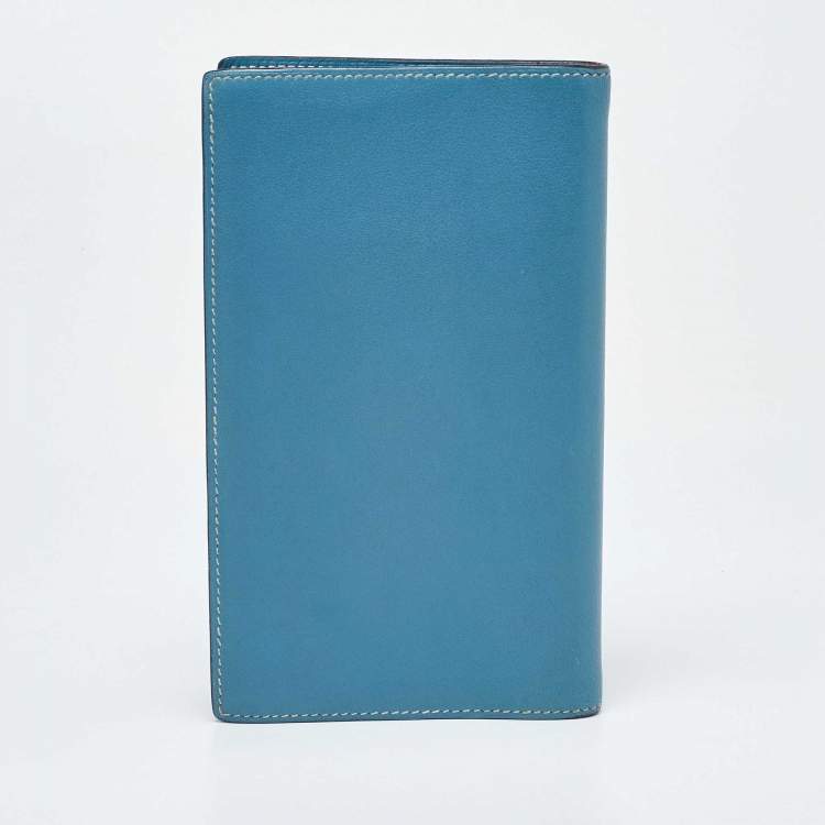 Pre Owned Hermes Celeste Swift Leather Vision II Simple Agenda Cover