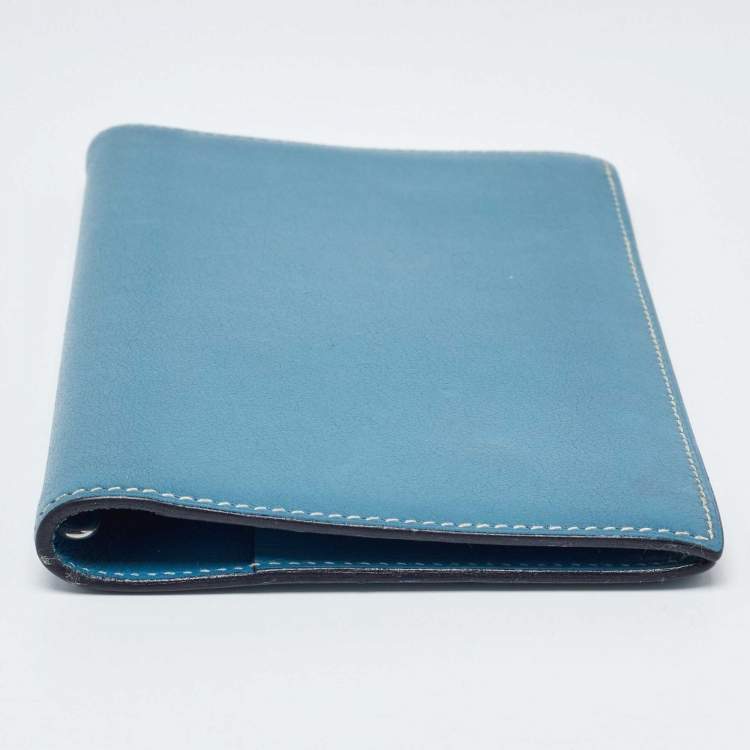 Pre Owned Hermes Celeste Swift Leather Vision II Simple Agenda Cover