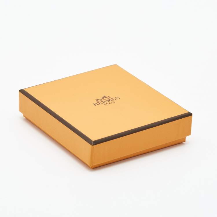 Pre Owned Hermes Pop H Enamel Gold Tone Necklace