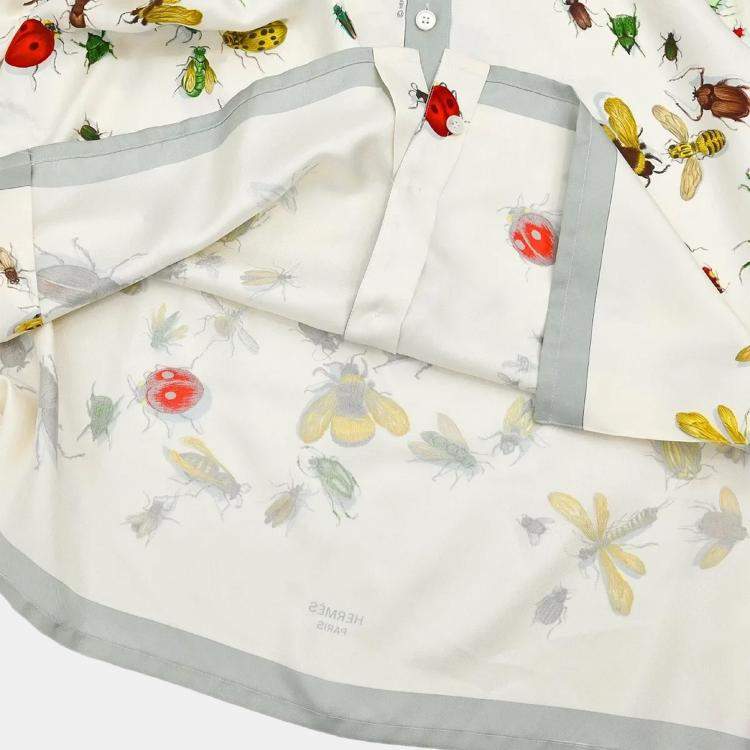 Pre Owned Hermes Shirt Blouse White Size 40