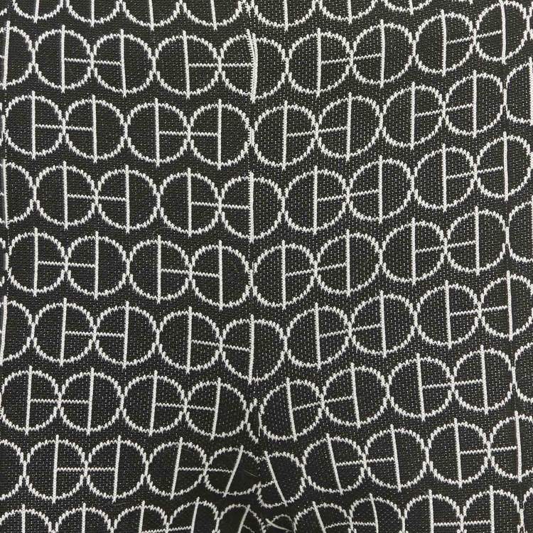 Pre Owned Hermes Black Logo Jacquard Knit Trousers S