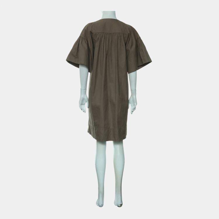 Pre Owned Hermes Short Sleeve Dress