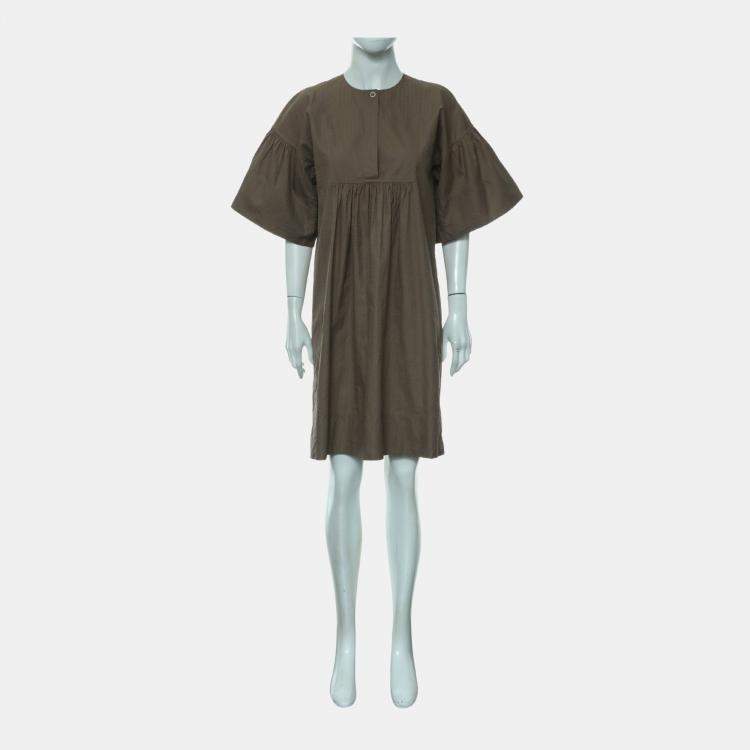 Pre Owned Hermes Short Sleeve Dress