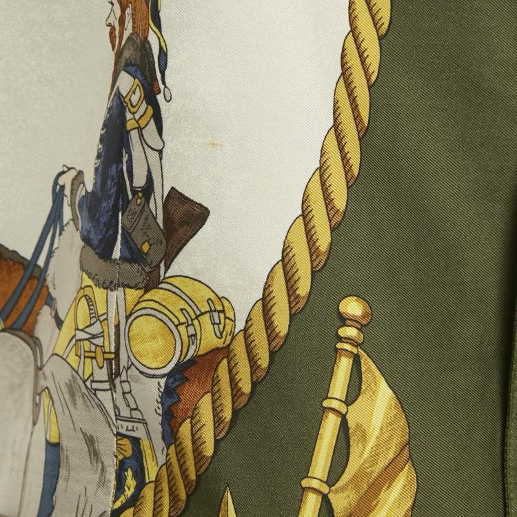 Pre Owned Hermès Multicolor Printed Silk Sleeveless Vest 3XL