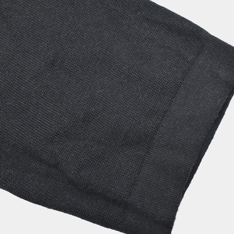 Pre Owned Hermes Short Sleeve Polo Shirt Top Black M