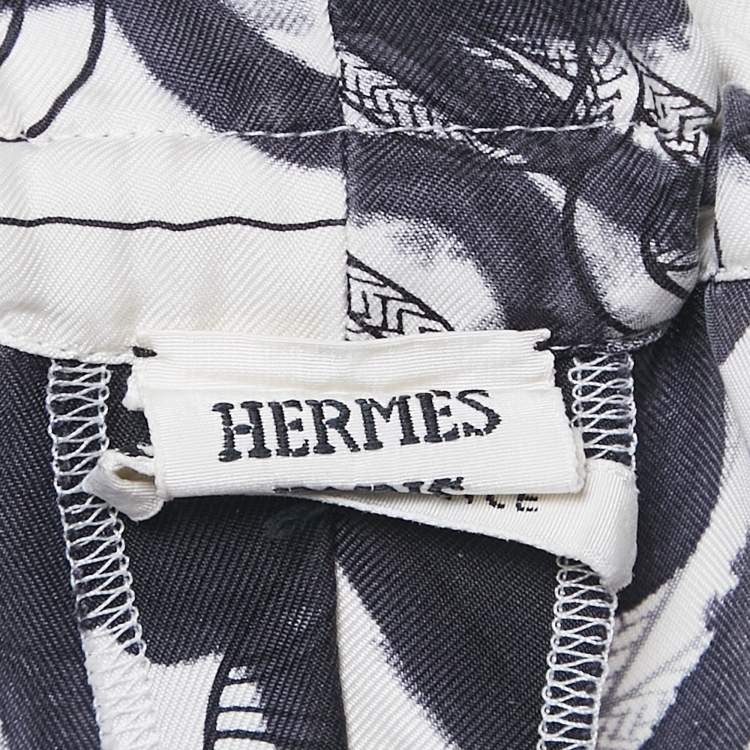Pre Owned Hermès Cliquetis Tattoo Aquarelle Drawstring Shorts S