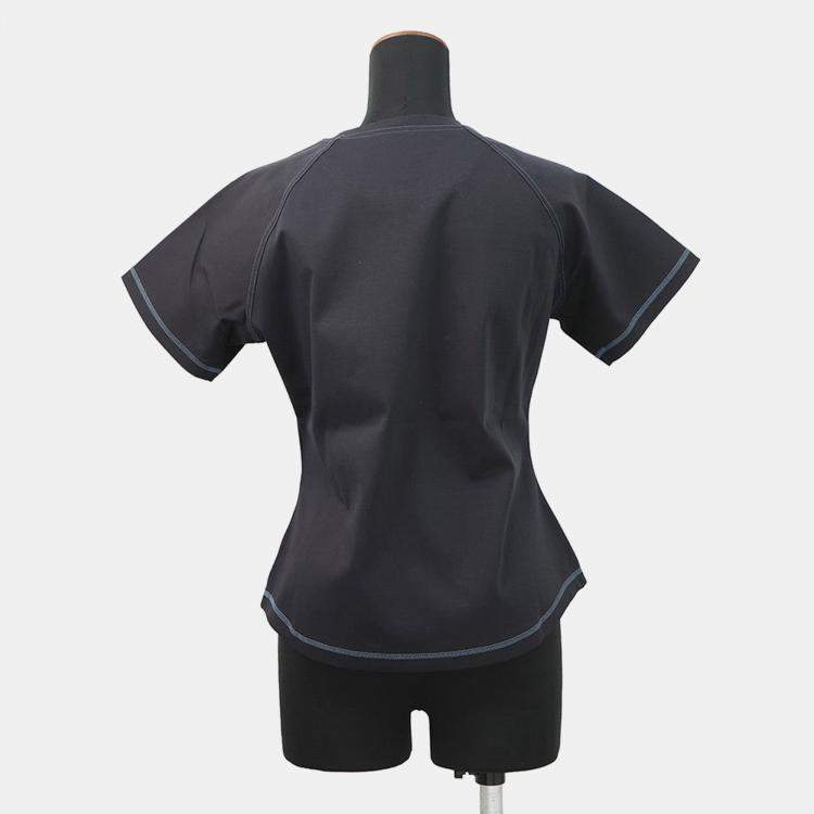 Pre Owned Hermes Micro T-Shirt "Cartouche" Candy Libris  Blue Noir Cotton100% M