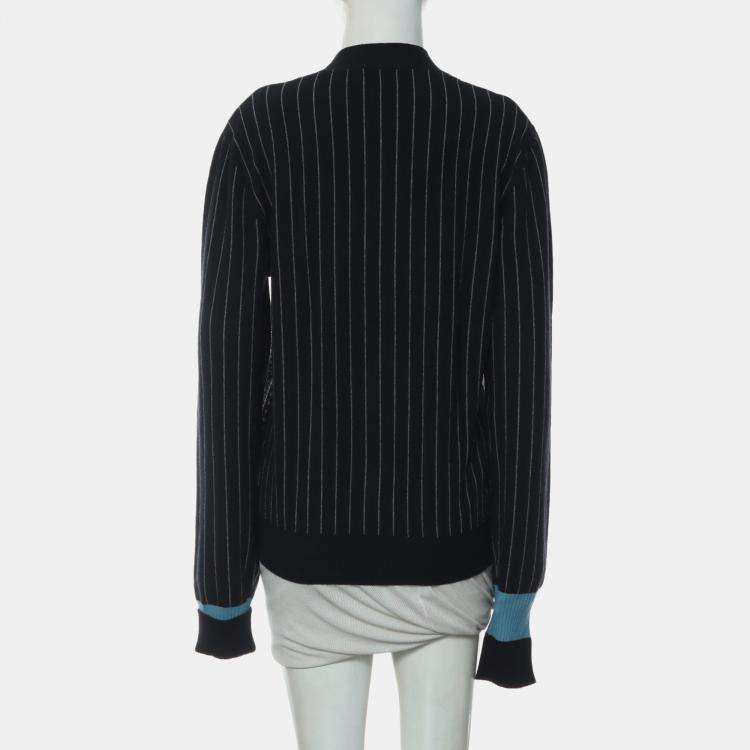 Pre Owned Hermes Wool Button Up Cardigan M