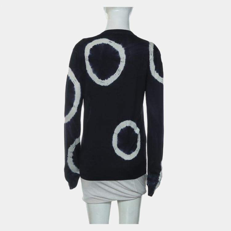 Pre Owned Hermes Multicolor Button Up Silk Cardigan XS