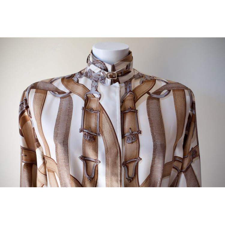 Pre Owned Hermes Multicolor Giacca in seta Jacket Size Tg.36 FR
