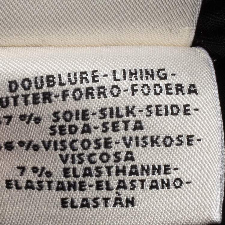 Pre Owned Hermes Navy Blue Wool Straight Leg Trousers M Waist 30"