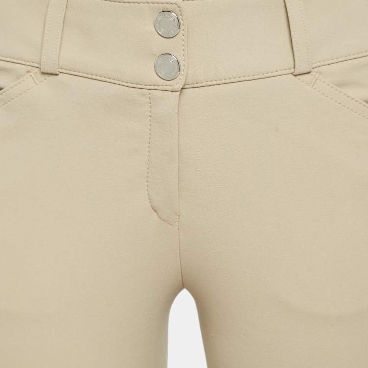 Pre Owned Hermès Beige Cotton Blend Swing Dressage Breeches M