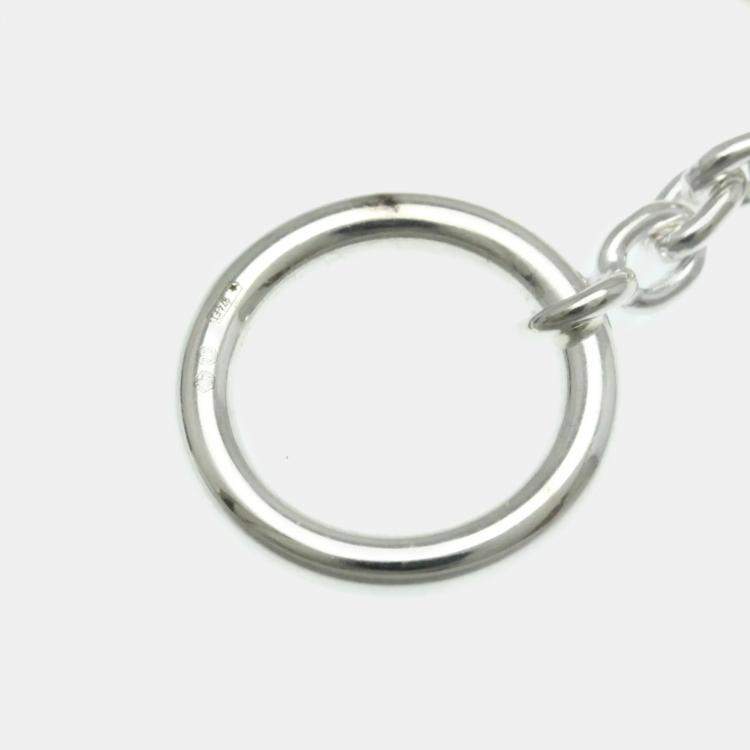 Pre Owned Hermes Chaine D'ancre Farandole Silver Charm Bracelet