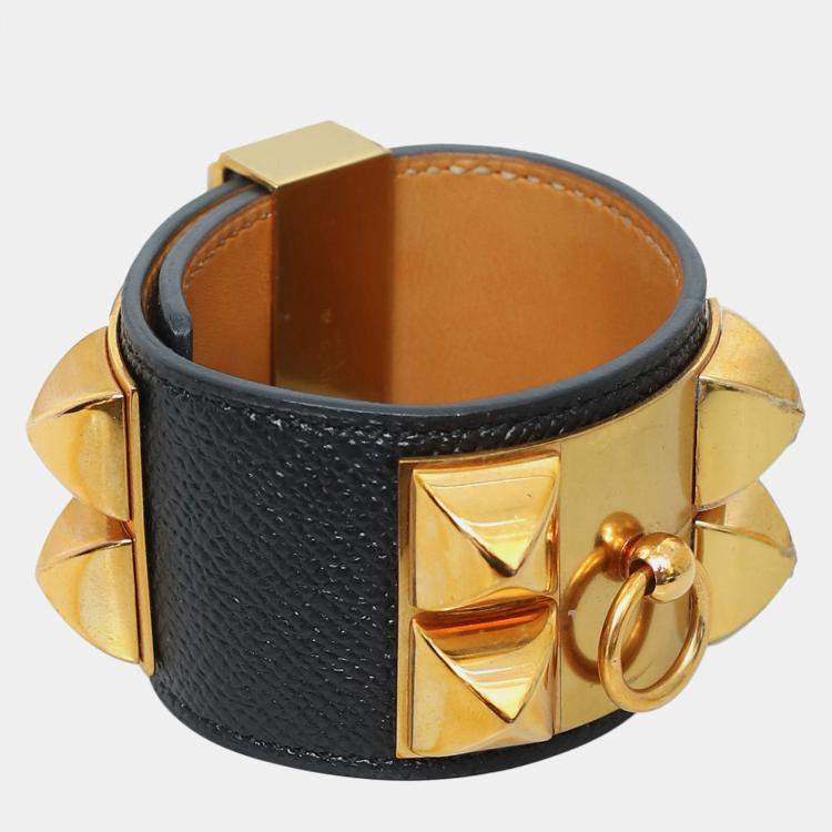 Pre Owned Hermes Collier De Chien Epsom Bracelet