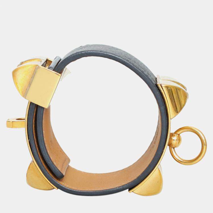Pre Owned Hermes Collier De Chien Epsom Bracelet
