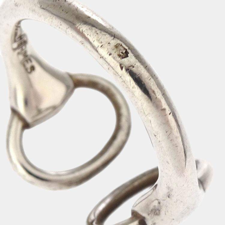 Pre Owned Hermes Ring Nausicaa SV925 Silver #51