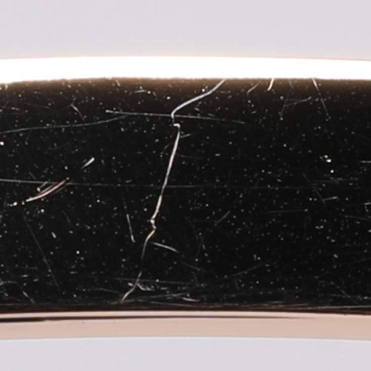 Pre Owned Hermès Kelly Diamonds 18k Rose Gold Small Model Kelly Bracelet