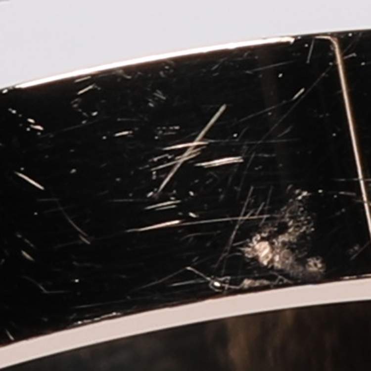 Pre Owned خاتم هيرمس كيلي ألماس ذهب وردي عيار 18 مقاس 51