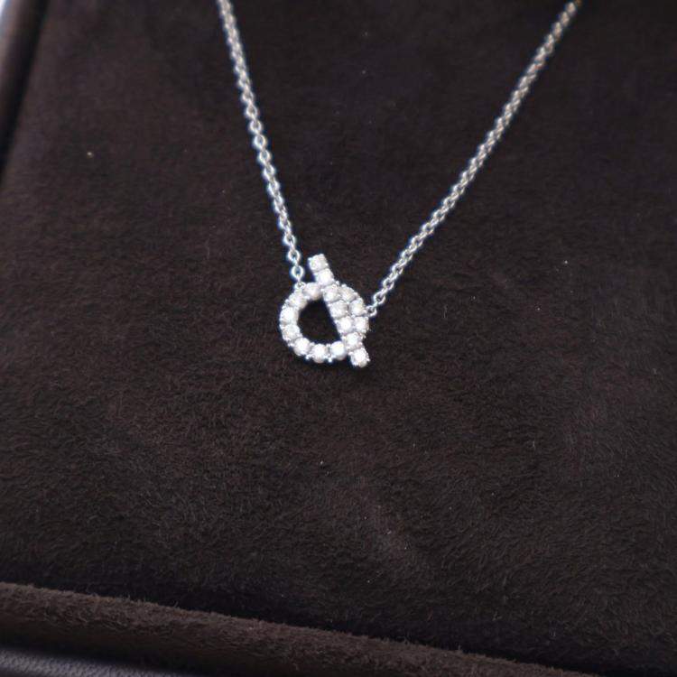 Pre Owned Hermes Finesse Pendant Necklace