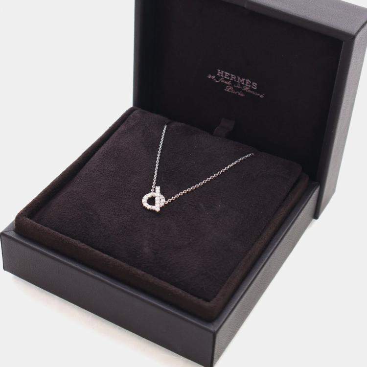 Pre Owned Hermes Finesse Pendant Necklace