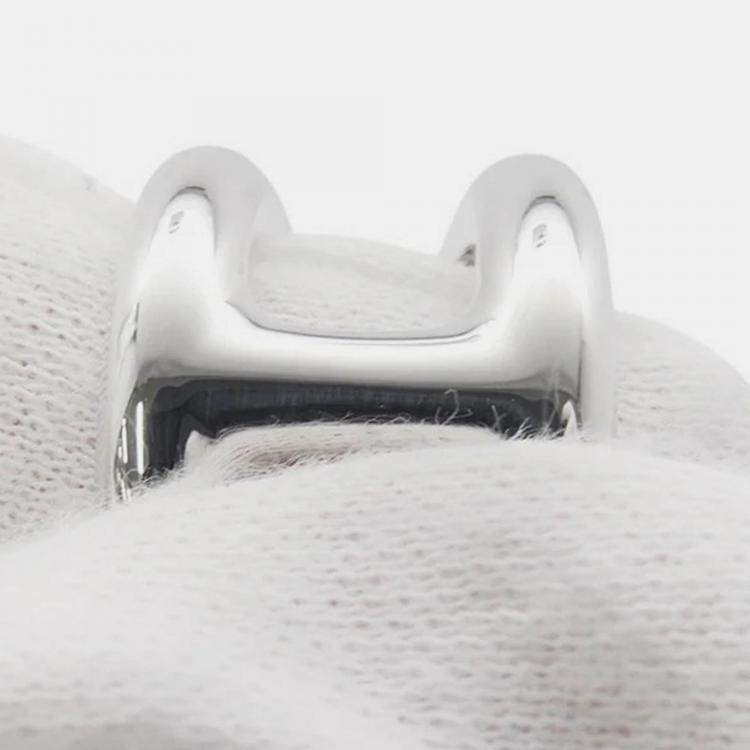 Pre Owned خاتم هيرميس أوزموز مقاس كبير/53/#13 فضة 925