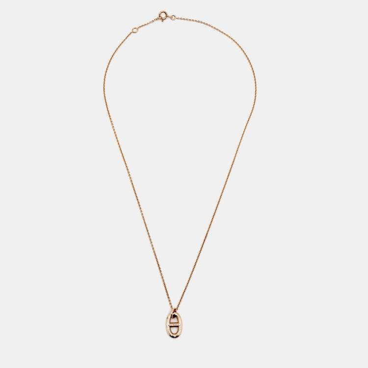 Pre Owned Hermès Farandole 18k Rose Gold Necklace