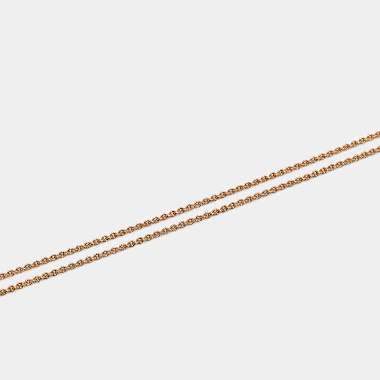 Pre Owned Hermès Farandole 18k Rose Gold Necklace