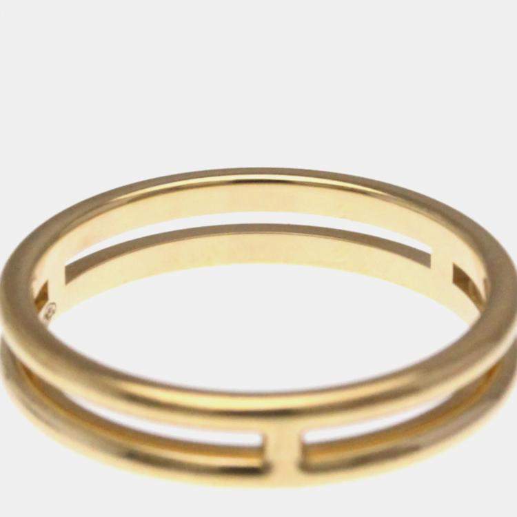 Pre Owned Hermes Arianne Wedding Ring 18K Pink Gold Fashion Wedding Ring