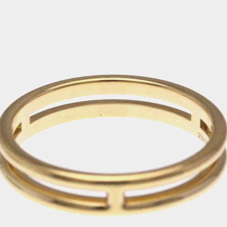 Pre Owned Hermes Arianne Wedding Ring 18K Pink Gold Fashion Wedding Ring