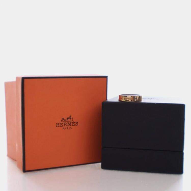 Pre Owned Hermes Small Model Kelly Ring Sz 55