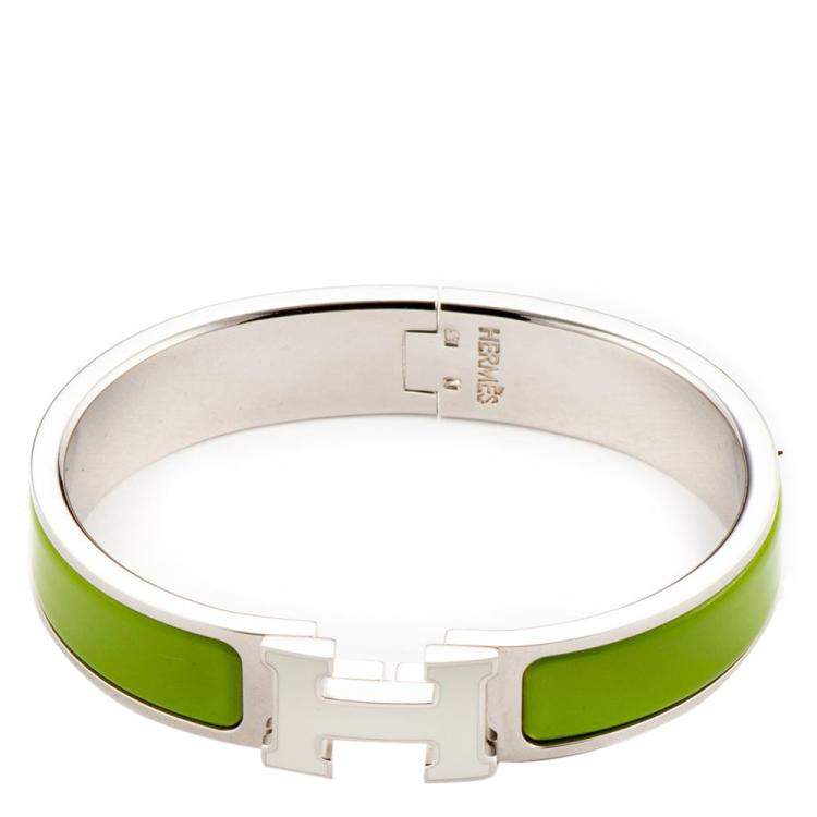 hermes steel bracelet