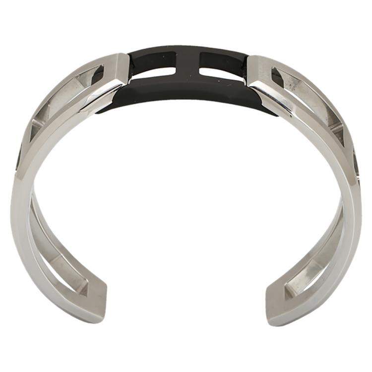 hermes stainless steel bracelet