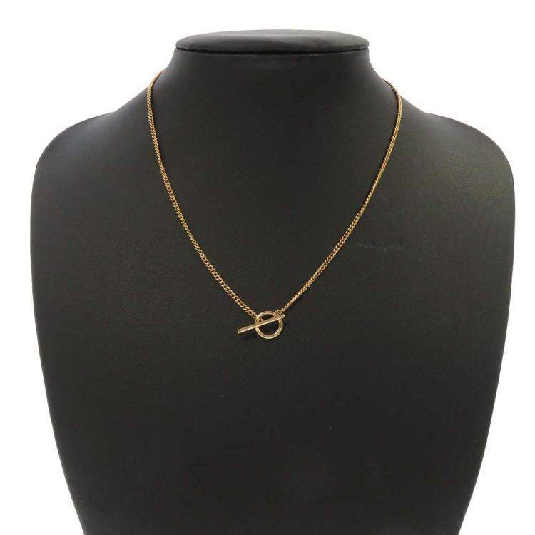 Pre Owned Hermes 18K Rose Gold  Echappee Link Necklace